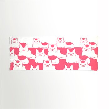 猫の集会　手ぬぐいのコピー