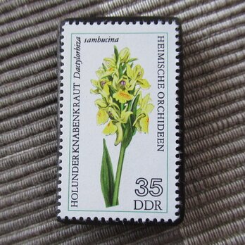 ドイツ　花切手ブローチ10742