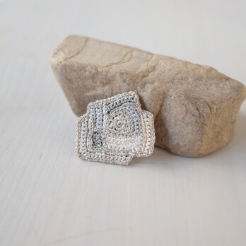 七宝モザイクブローチ（Sサイズ）