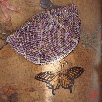 ばあば作 ✧ シードビーズの大きめがま口（眩耀・2013）