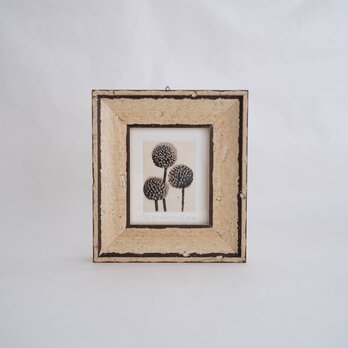 銅版画 "billy buttons"（ミニ額）