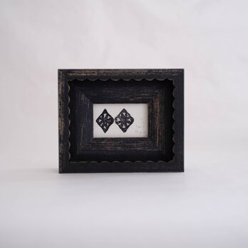 銅版画 "lace"（ミニ額）