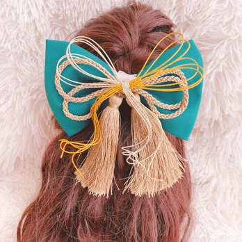 水引☆リボン☆卒業式髪飾り☆袴ヘア☆振袖ヘア☆お祭り髪飾り☆着物☆タッセル☆リボン☆成人式髪飾り☆結婚式☆卒業式☆七五三ヘア
