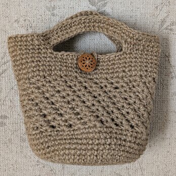 麻ひものミニバッグ