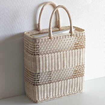 四角いトート・Ａ４縦（太縞ー）