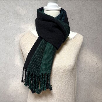 【手織り】ウールのマフラー・送料無料・