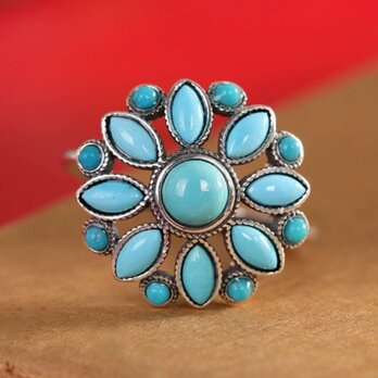 トルコ石リング - 過去と現在が交錯するような不思議な感覚 R451