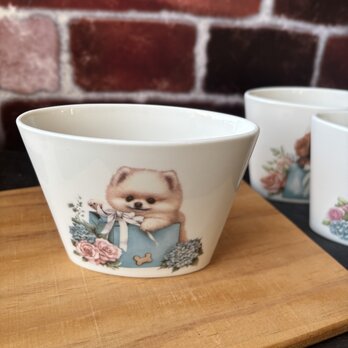 限定1個　ポメラニアン　しゃもじスタンド　小物入れ