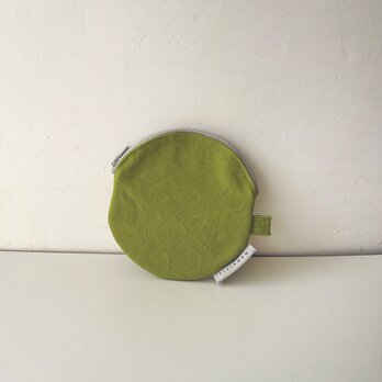 まるポーチ/キミドリ