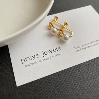 日本製SVジュエリーパールイヤリング K18GPパール6ｍｍ　フォーマル・セミフォーマルジュエリー