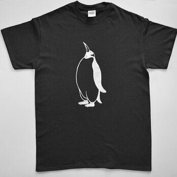 ペンギンＴシャツ、penguin, 半袖シャツ、黒の画像