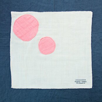 Organic Cotton 3重ガーゼ／ポピー染め○○タオル　小