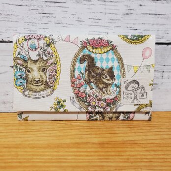 ぴったりが嬉しい！スリム通帳ケース メルヘンアニマル