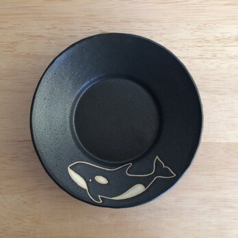 リム皿（シャチ）