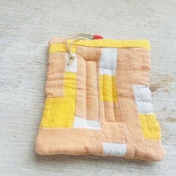 天日干しリネンの春いろポットマット