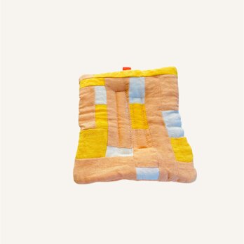 天日干しリネンの春いろポットマット