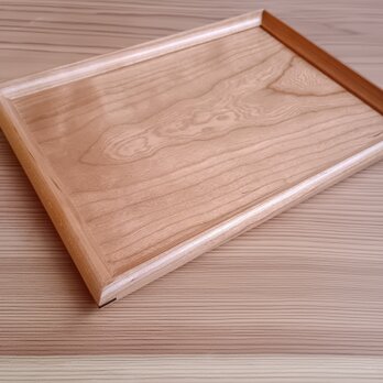 チェリーのトレイ　一枚板