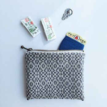 手織りミニポーチ〈arabesque〉