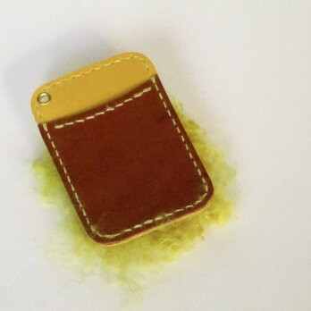 イエローくるくるムートンとブッテーロのカードケース