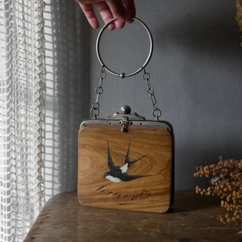 ツバメ　SOUVENIR　オリーブのバッグ　フランスアンティーク　アンティークのある暮らし