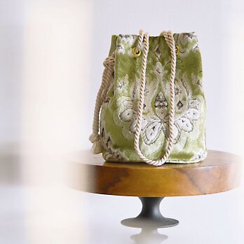 ベニス2wayポシェットマリンバッグ ピスタチオグリーン　フォーマルコーデ・着物・パーティ・ギフトにも◎