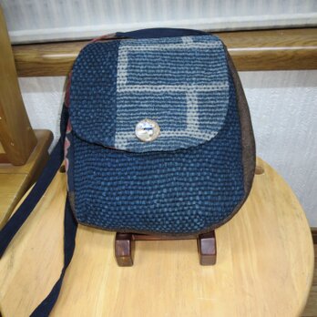 古布頭巾入りポシェット