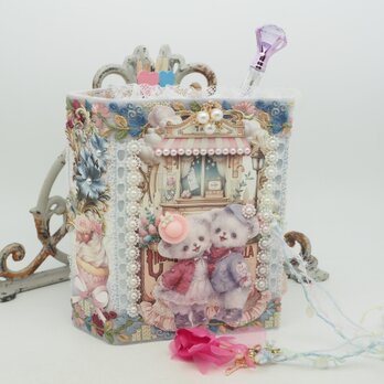 くまちゃん♡おすそ分けファイル♡ジャンクジャーナル♡コラージュ♡BOOKタイプ