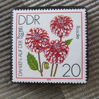 ドイツ　花切手ブローチ10766