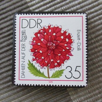 ドイツ　花切手ブローチ10768