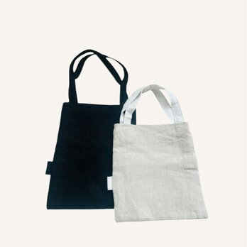 リネンのミニbag2点セット