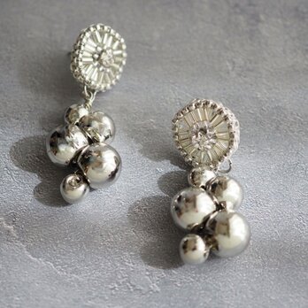 『sun cloud』（シルバー）ピアス/イヤリング【受注】