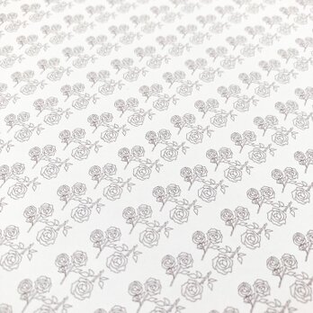 ローズ　ブラウン　デザインペーパー　A4