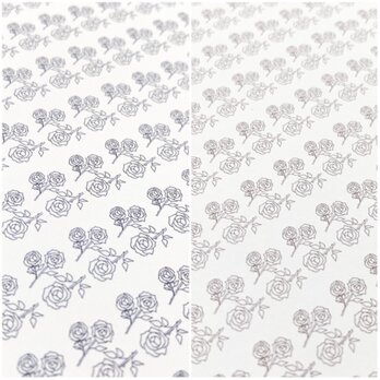 ローズ セット　デザインペーパー　A4