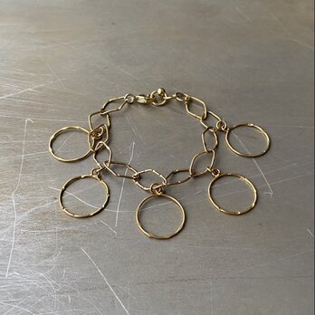 Vintage 90s-00s retro circle design chain bracelet