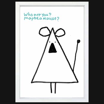 だ〜れだ？　送料無料 　あらゆるお部屋のポスター　イラスト　ポスター　アートポスター　アート/sei検索新着順　3988