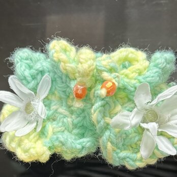 うさぎさん用春色ふりふりケープ