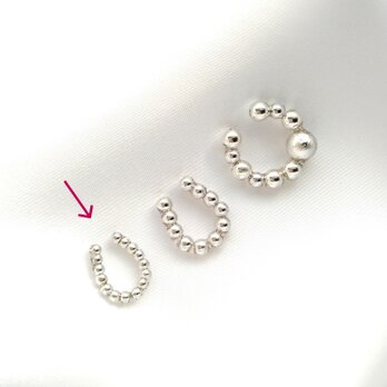 [イヤカフ] silver-pearl mini mini