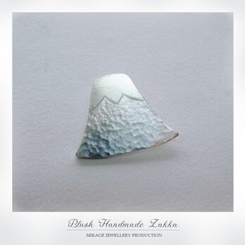 〚 home 〛sv925 simple mountain brooch
