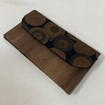 柿渋染め　長財布　26B6