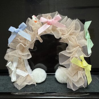 うさぎさんもオシャレしよ(՞  ܸ. .ܸ՞)︎