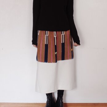 コートジボアール　バウレ族藍染スカート