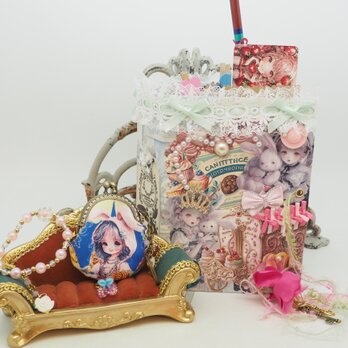 lovey girls♡おすそ分けファイル♡気持ち華やぐ♡ジャンクジャーナル♡コラージュ♡BOOKタイプ