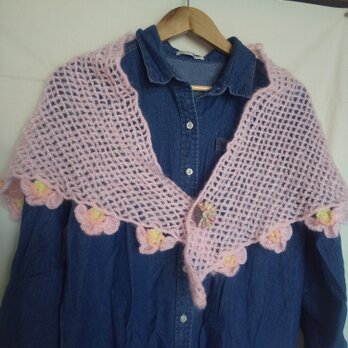 お花畑ストール