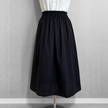 オーガニックWガーゼ◇ギャザースカート◇釜もみ仕立てでふっくら