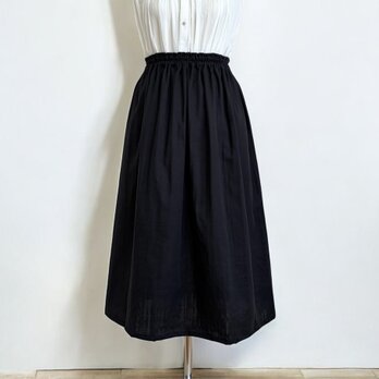 オーガニックWガーゼ◇ギャザースカート◇釜もみ仕立てでふっくら