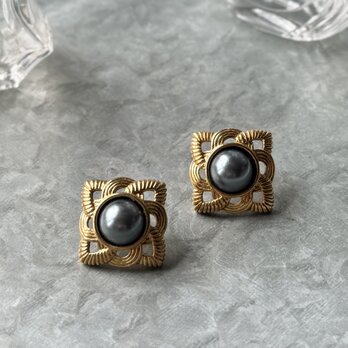 PA475-【 AVON 】エイボン・ヴィンテージピアス 1988 "Perlesque Elegance"