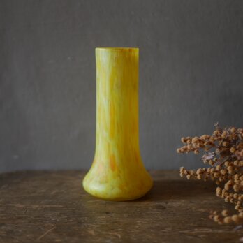 ミモザカラー　フラワーベース　花器　花瓶　フランスアンティーク　ブロカントのある暮らし