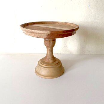 スタンド　寄せ木　Φ14cm　