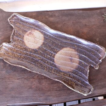 備前焼 角皿(32cm)　sr1-042