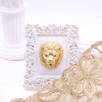 【D’ORLAN 】ライオンモチーフ ブローチ＊Lion Motif Brooch 1960s–1970s